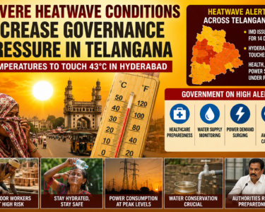 Severe heatwave alert in Telangana