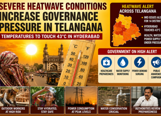 Severe heatwave alert in Telangana