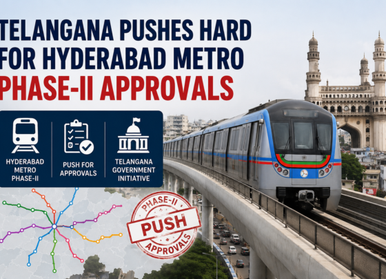 Telangana pushes for Hyderabad metro expansion