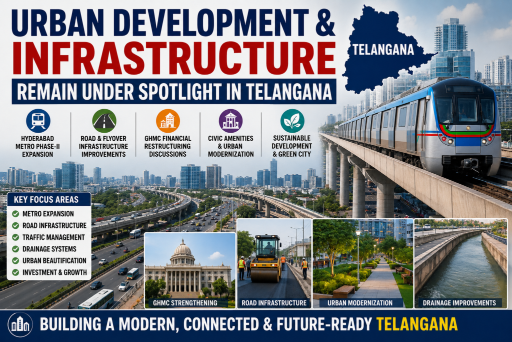 Urban development in Telangana spotlighted