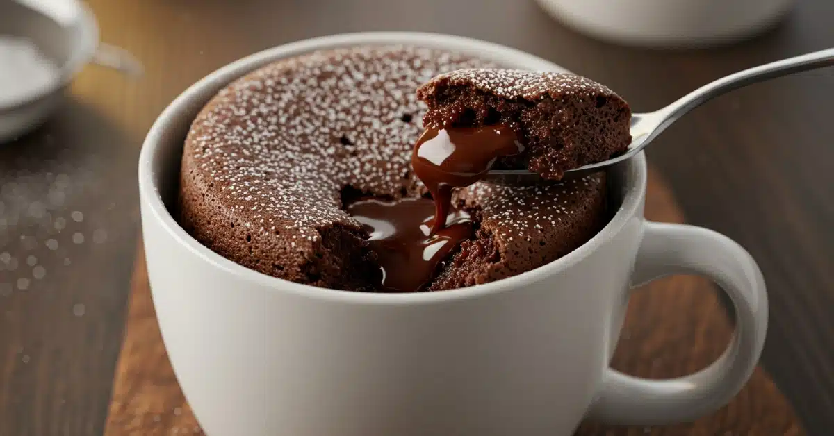 Chocolate Lava Mug Cake Recipe