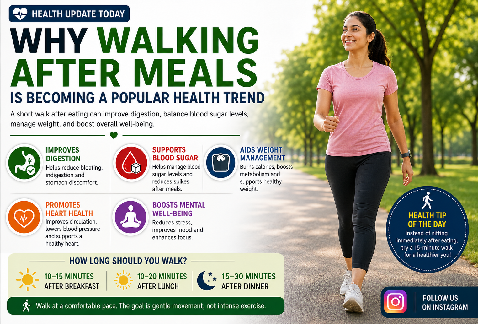 Health Update Today: Why Walking After Meals Is Becoming a Popular Health Trend