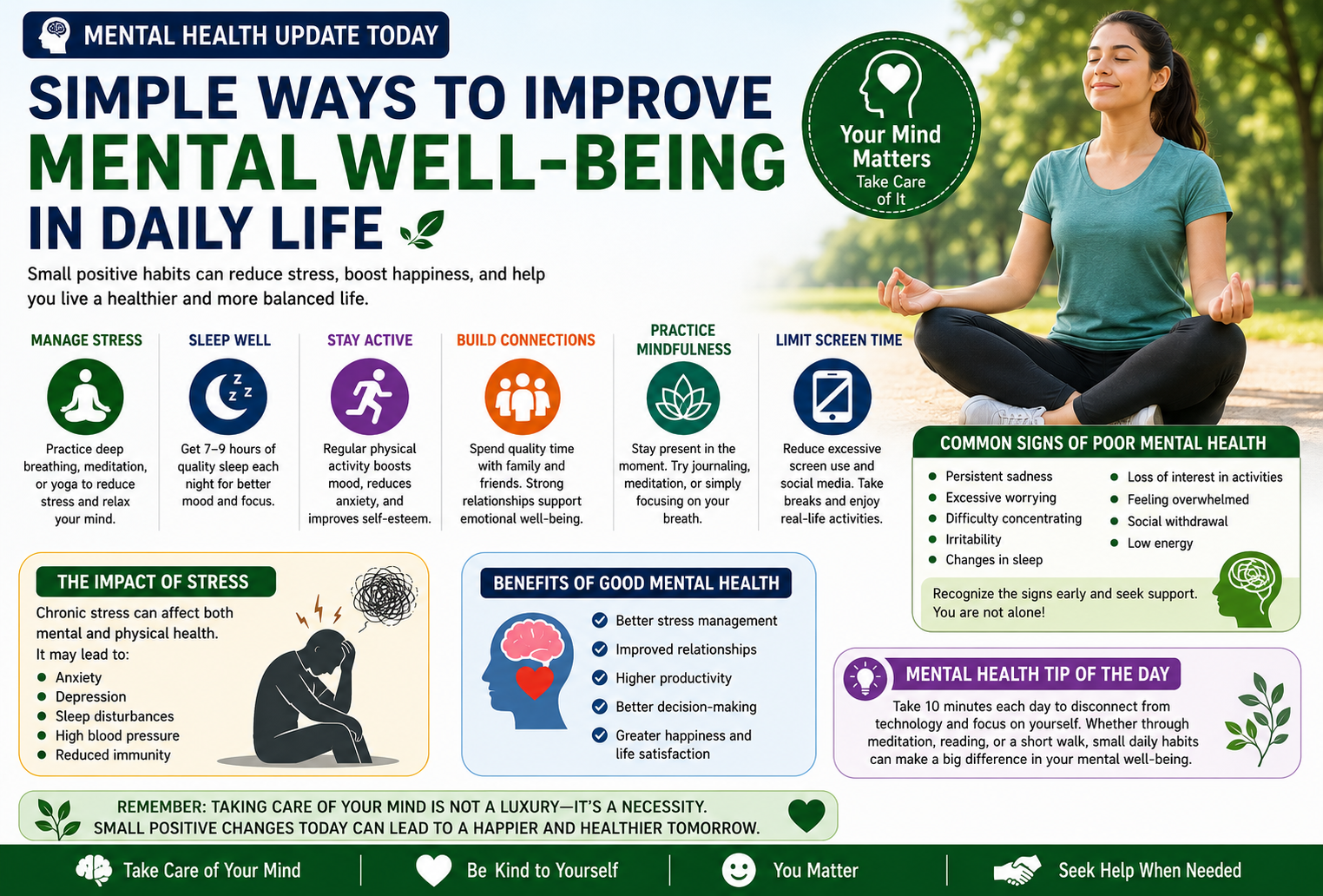 Mental Health Update Today: Simple Ways to Improve Mental Well-Being in Daily Life