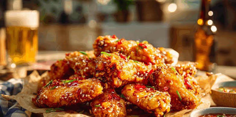 Crispy Honey Garlic Chicken