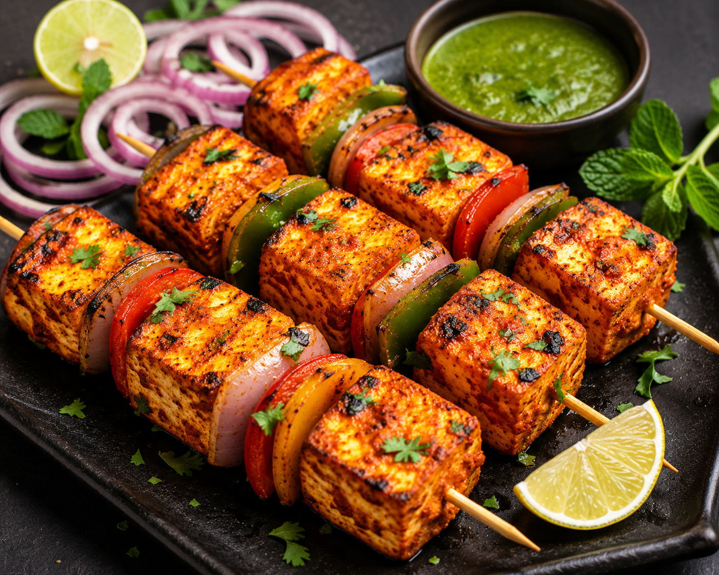 Smoky Tandoori Paneer Tikka – A Restaurant Favorite Made at Home