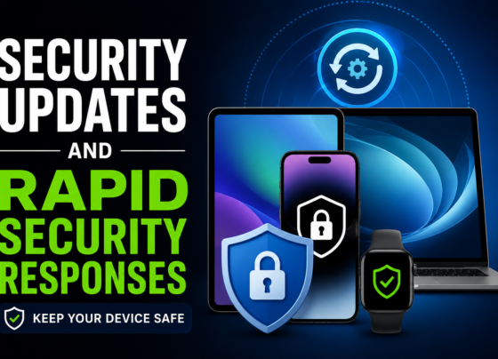 Security Updates and Rapid Security Responses for Apple Software Introduction Security has become one of the most important aspects of modern technology. As millions of people rely on smartphones, tablets, and computers for personal and professional tasks, protecting sensitive information is essential. Apple places a strong emphasis on security by regularly releasing Security Updates and Rapid Security Responses for its software products. These updates help keep devices protected from emerging threats, vulnerabilities, and cyberattacks. Apple's security strategy focuses on providing users with timely updates that enhance device protection while maintaining a seamless user experience. Whether users own an iPhone, iPad, Mac, or Apple Watch, these updates play a critical role in safeguarding personal data and ensuring system stability. What Are Security Updates? Security Updates are software releases that fix vulnerabilities discovered in Apple's operating systems. These vulnerabilities may affect various components of the software, including web browsers, applications, network services, and system frameworks. Cybercriminals often attempt to exploit these weaknesses to gain unauthorized access to devices or steal sensitive information. Apple regularly investigates reported vulnerabilities and develops patches to eliminate potential risks. Security Updates are typically included in major operating system releases and minor software updates. Installing these updates helps users protect their devices against malware, phishing attacks, and unauthorized data access. Security updates may include: Bug fixes and vulnerability patches Improved privacy protections Enhanced app security mechanisms Better network and communication safeguards System performance improvements By keeping devices updated, users can benefit from the latest security technologies and reduce their exposure to cyber threats. Understanding Rapid Security Responses Rapid Security Responses are a special type of software update introduced by Apple to address critical security issues quickly. Traditional software updates often require users to wait for the next scheduled release. However, cyber threats can emerge unexpectedly and may require immediate action. Rapid Security Responses allow Apple to deliver important security fixes separately from major operating system updates. These responses are designed to install quickly and require minimal downtime. In many cases, users can receive critical protections without waiting for a full system upgrade. The primary objectives of Rapid Security Responses include: Delivering urgent security patches rapidly Minimizing the risk of active cyber threats Protecting users from newly discovered vulnerabilities Maintaining device performance and stability Reducing disruption during installation This approach enables Apple to respond swiftly when security researchers identify vulnerabilities that require immediate attention. Why These Updates Matter Cybersecurity threats are constantly evolving. Attackers continuously search for weaknesses that can be exploited to compromise devices and steal personal information. Even a small vulnerability can potentially expose sensitive data, including passwords, financial information, and private communications. Security Updates and Rapid Security Responses provide several important benefits: Enhanced Data Protection Regular updates strengthen encryption methods and improve safeguards that protect personal information stored on devices. Improved Privacy Apple frequently introduces privacy enhancements that give users greater control over their data and limit unauthorized access. Protection Against Emerging Threats Rapid responses help users stay protected against newly identified vulnerabilities before they can be widely exploited. Better Device Reliability Security improvements often include system optimizations that contribute to overall performance and stability. Increased User Confidence Knowing that devices receive ongoing protection allows users to confidently use their technology for everyday activities. Best Practices for Users To maximize device security, users should adopt several best practices: Enable automatic software updates. Install updates as soon as they become available. Use strong passwords and authentication methods. Download applications only from trusted sources. Regularly review privacy and security settings. These habits, combined with Apple's ongoing security efforts, create multiple layers of protection against potential threats. Conclusion Security Updates and Rapid Security Responses demonstrate Apple's commitment to protecting users in an increasingly complex digital environment. By delivering regular security patches and responding rapidly to critical vulnerabilities, Apple helps ensure that its devices remain secure, reliable, and resilient against evolving cyber threats. Keeping software up to date is one of the simplest yet most effective ways for users to safeguard their personal information and enjoy a safer digital experience.