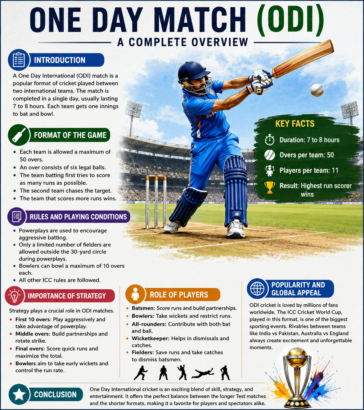One Day Match (ODI Cricket)
