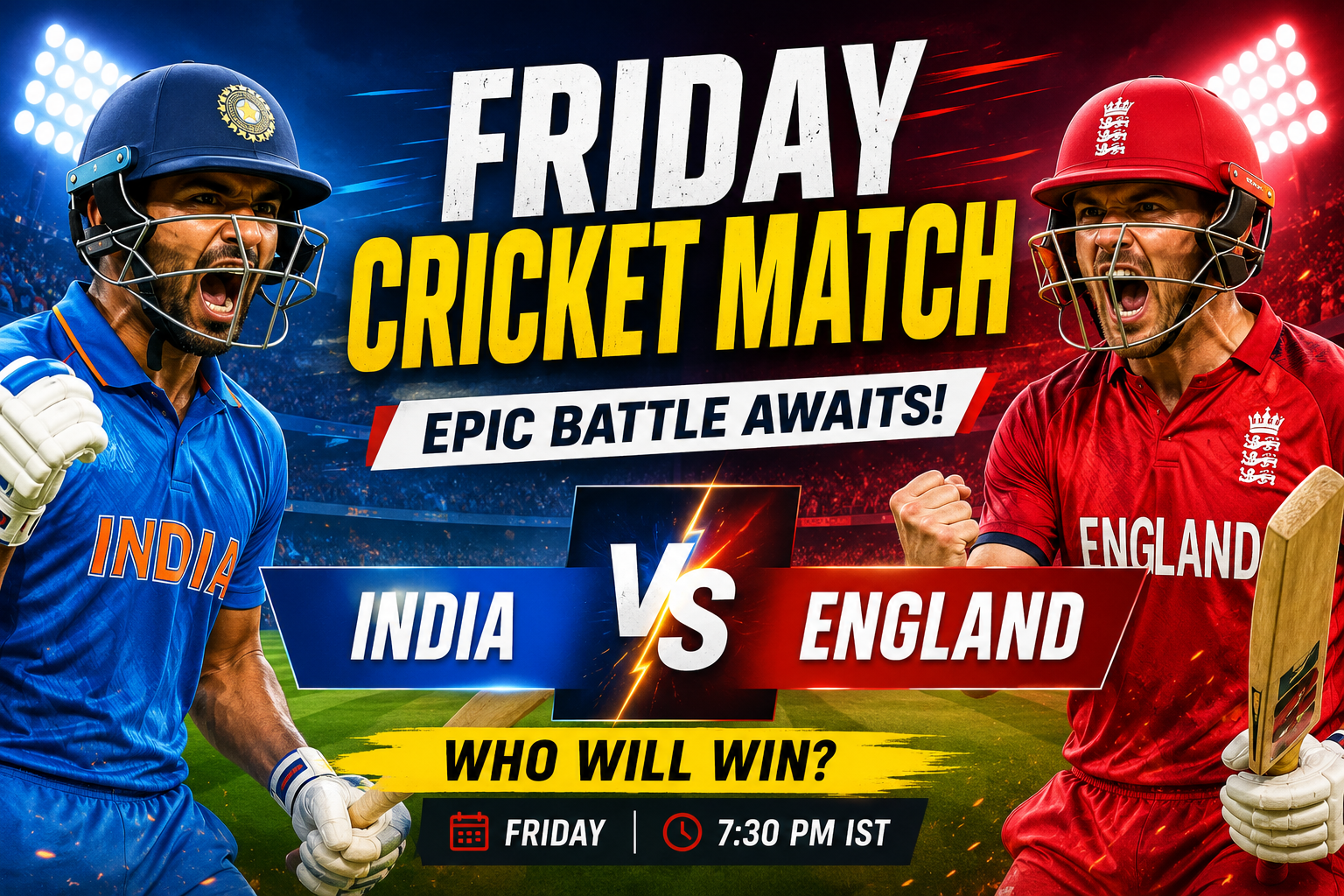 Friday Cricket Match: Excitement Builds for the Weekend Clash