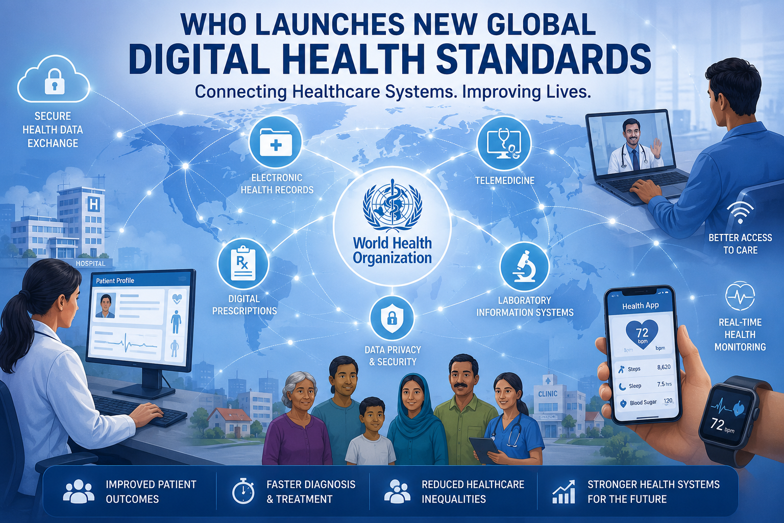 WHO Launches New Global Digital Health Standards to Connect Healthcare Systems Worldwide