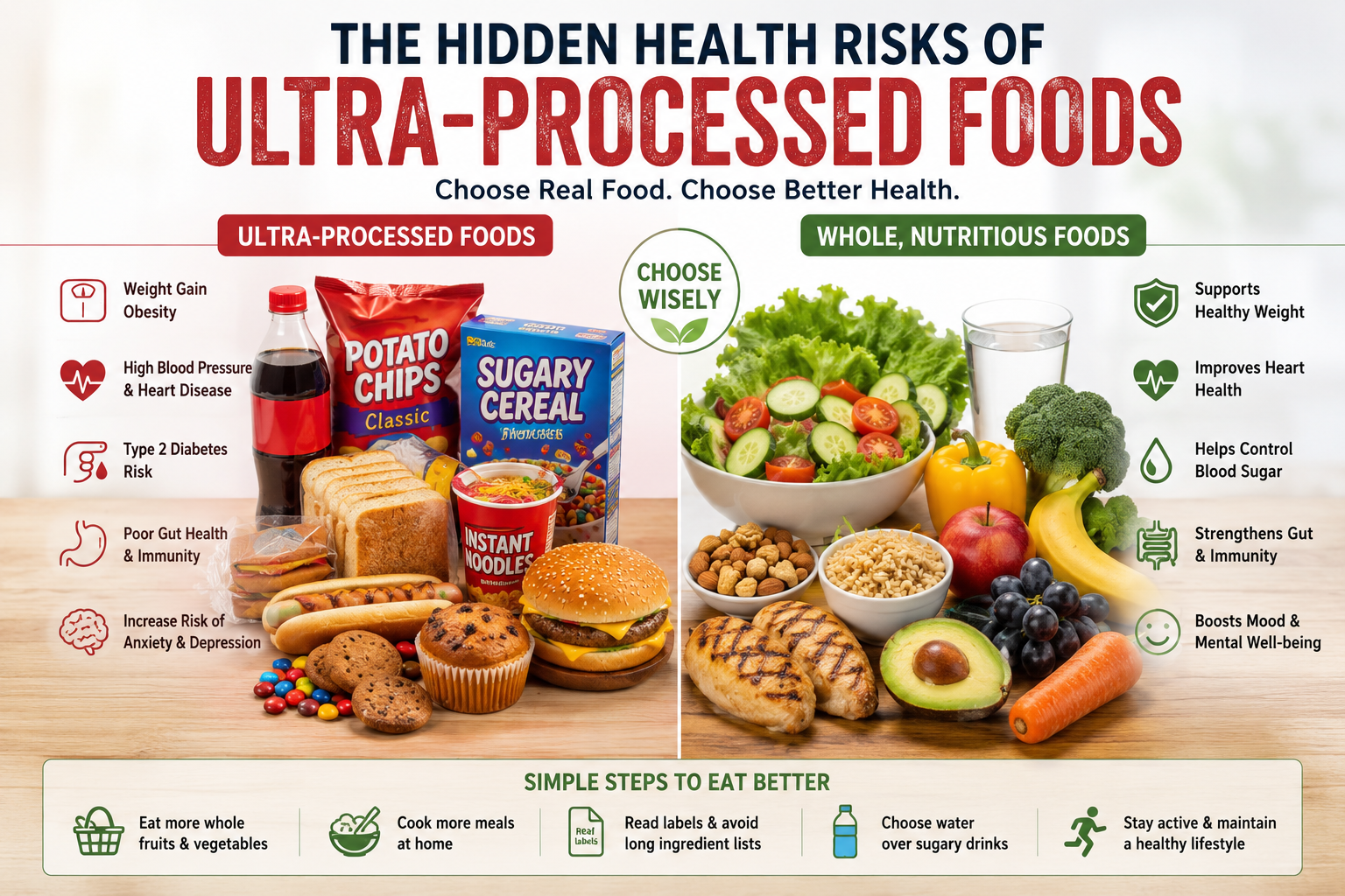 The Hidden Health Risks of Ultra-Processed Foods: Why Experts Are Urging People to Eat More Whole Foods