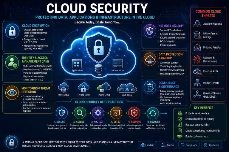 Cloud Security in 2026: Protecting Data, Applications, and Cloud Infrastructure from Emerging Threats