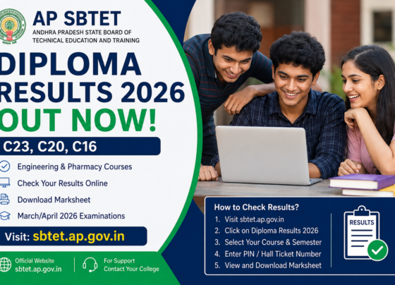 AP SBTET Diploma Results 2026 OUT: Check C23, C20, C16 Marks Online at sbtet.ap.gov.in