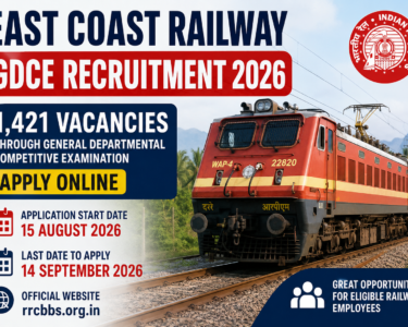East Coast Railway GDCE Recruitment 2026