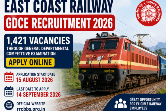 East Coast Railway GDCE Recruitment 2026
