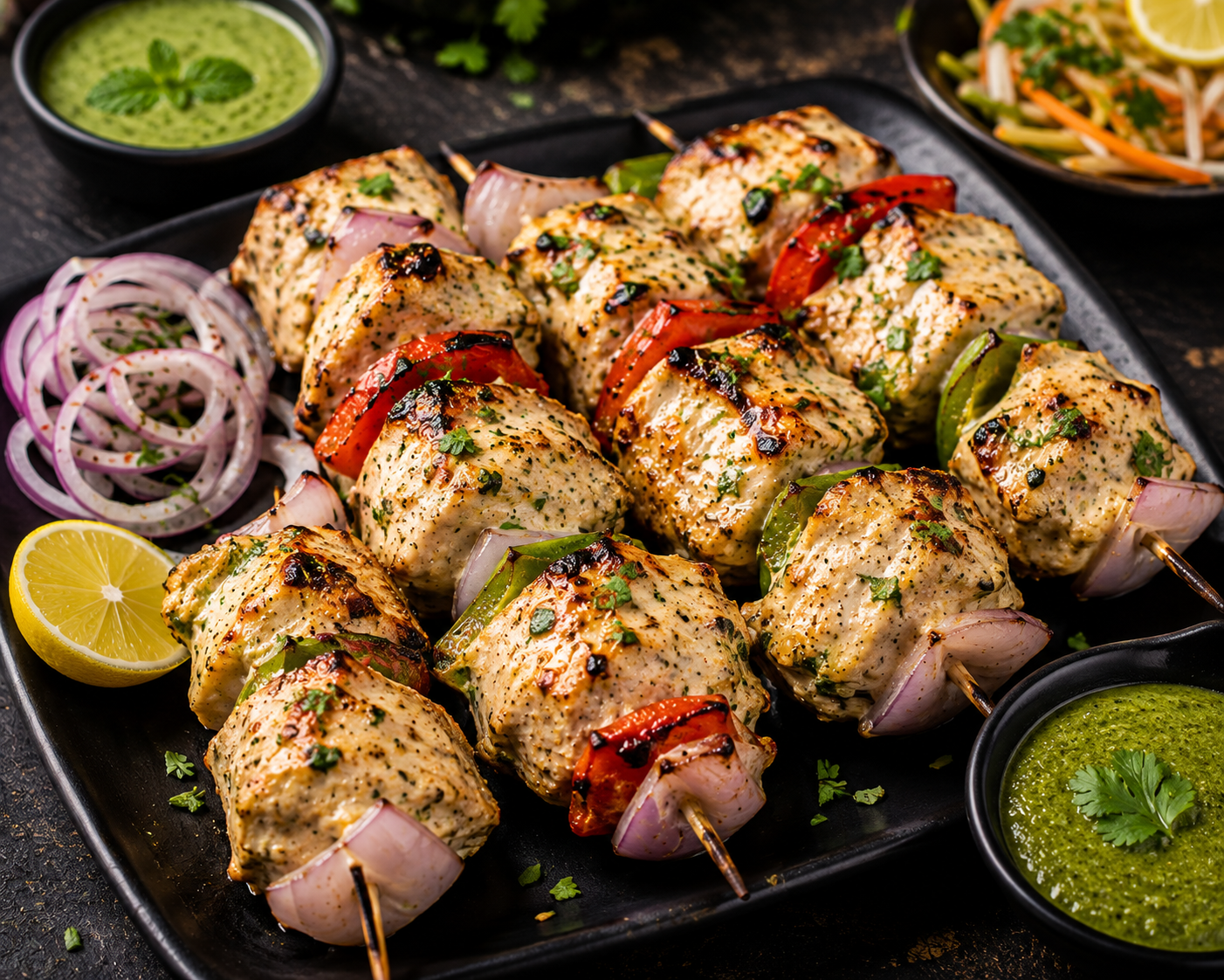 Golden Malai Tikka – Creamy, Smoky & Melt-in-the-Mouth