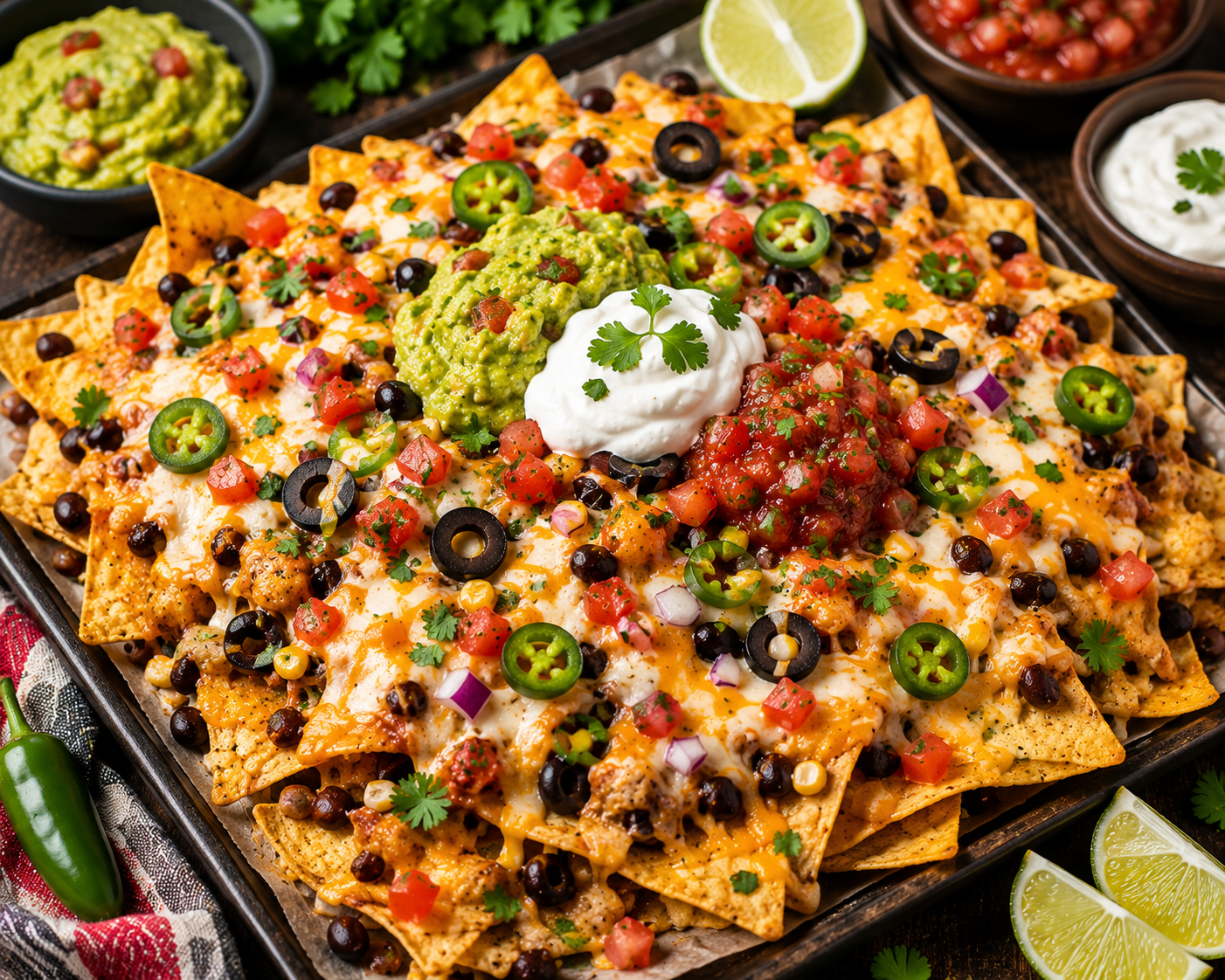Loaded Mexican Nachos Supreme – The Ultimate Party Snack