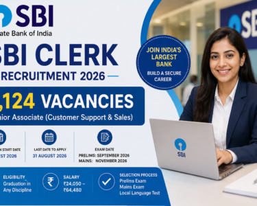 SBI Clerk Recruitment 2026: Apply Online for 9,124 Junior Associate Vacancies, Eligibility, Exam Pattern and Salary