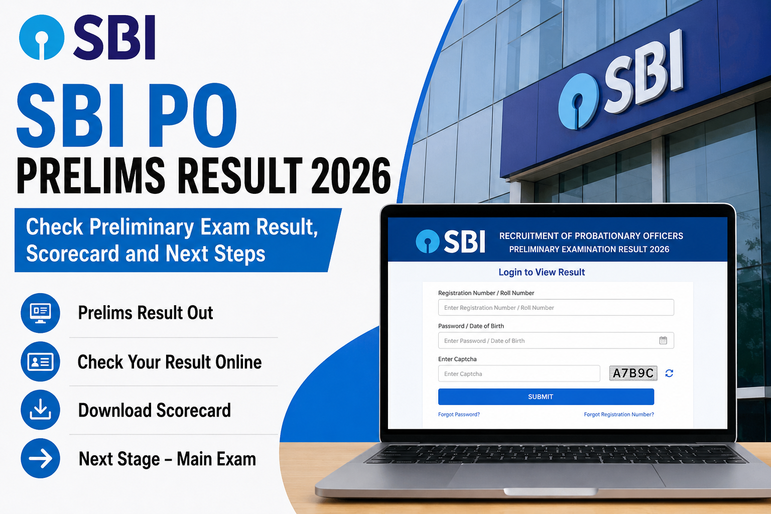 SBI PO Prelims Result 2026: Check Preliminary Exam Result, Scorecard and Next Steps