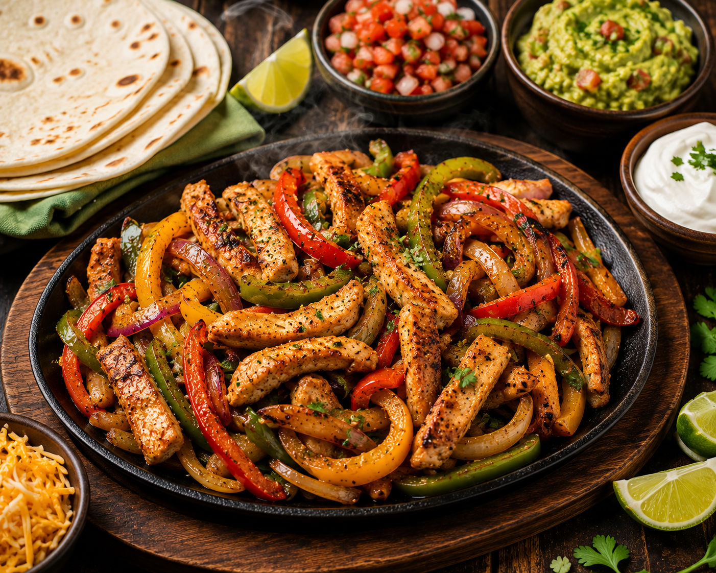 Sizzling Chicken Fajitas – A Flavor-Packed Mexican Classic