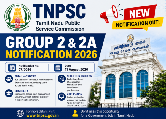 TNPSC Group 2 Notification 2026 Released