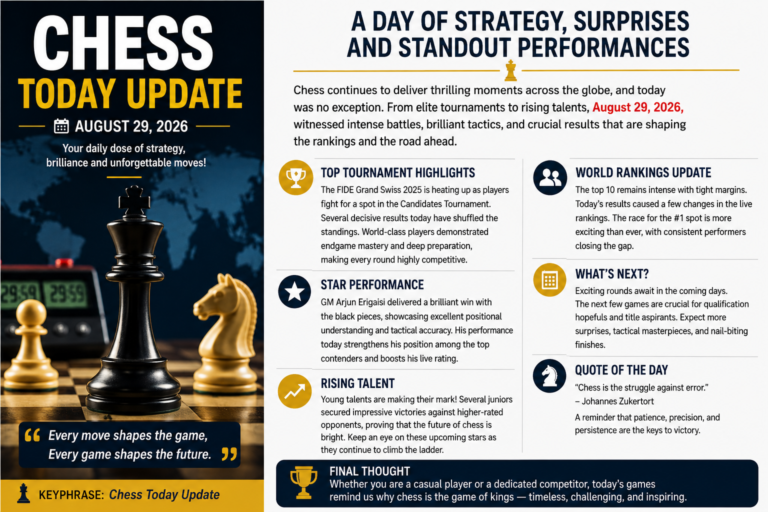 Chess Today Update: Praggnanandhaa Creates History