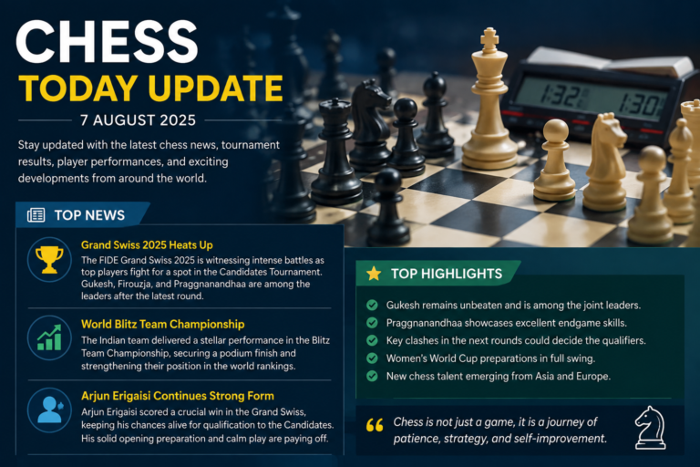Gukesh, World Championship Buzz and Global Chess Highlights – August 7, 2026