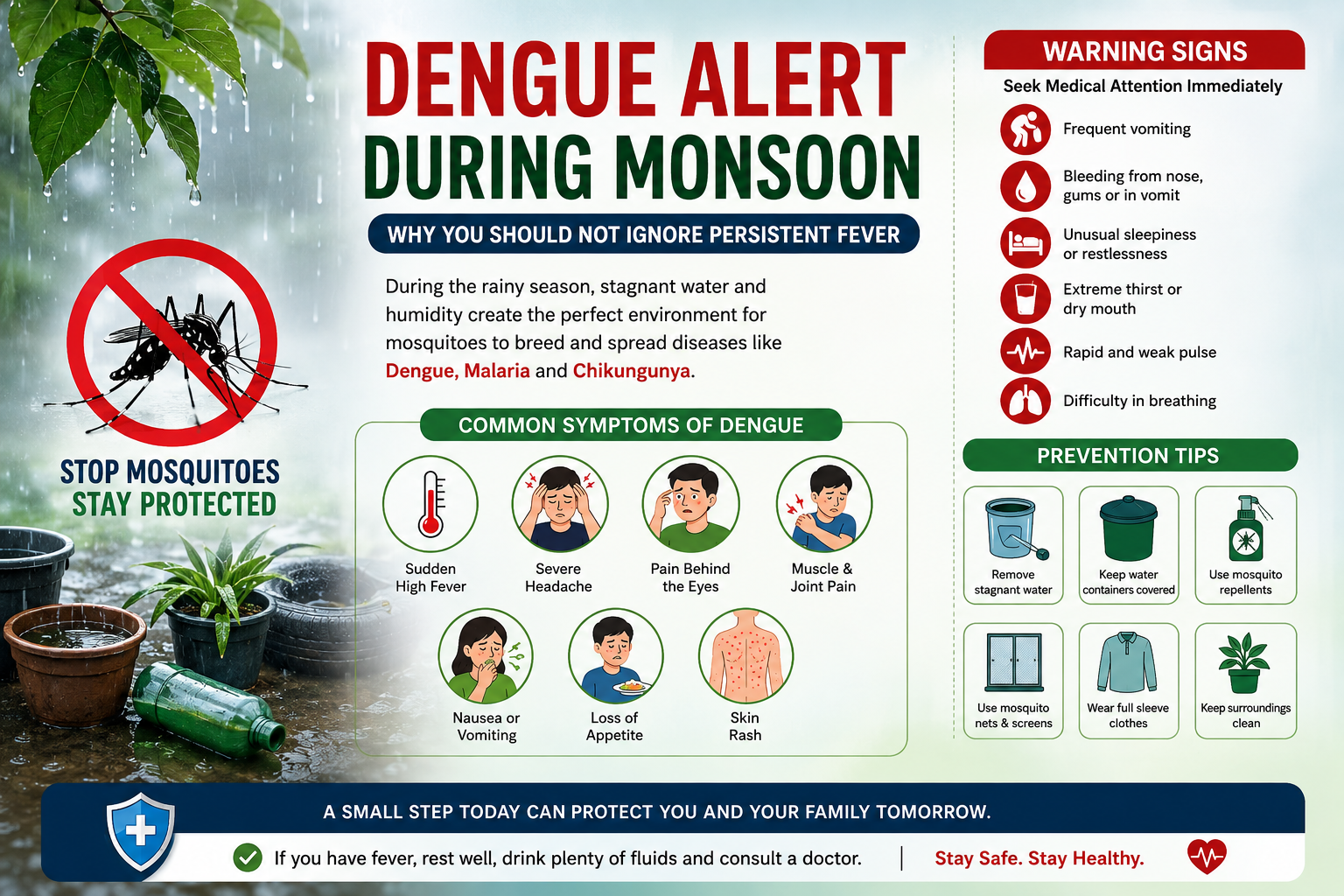Dengue Alert During Monsoon: Why You Should Not Ignore Persistent Fever