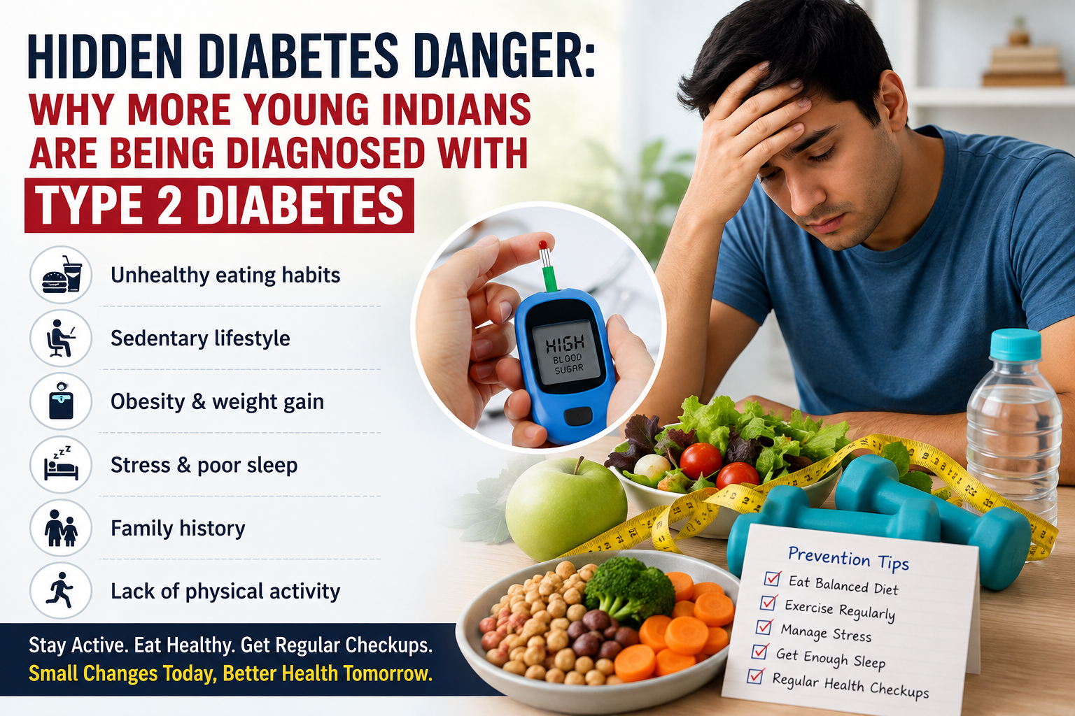 Hidden Diabetes Danger: Why More Young Indians Are Being Diagnosed with Type 2 Diabetes