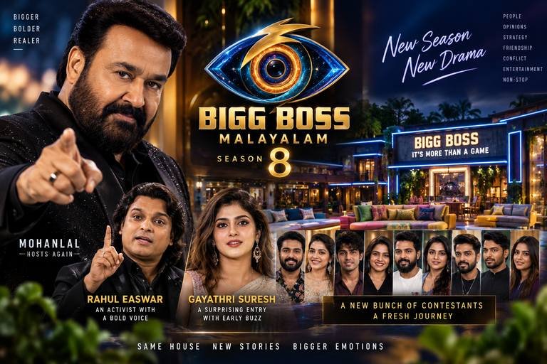 Bigg Boss Malayalam Season 8: Mohanlal’s New Season Creates Early Buzz