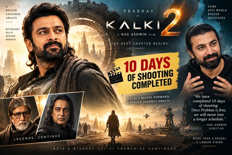 Kalki 2 Update: Nag Ashwin Completes 10 Days of Shooting for Prabhas’ Sci-Fi Sequel