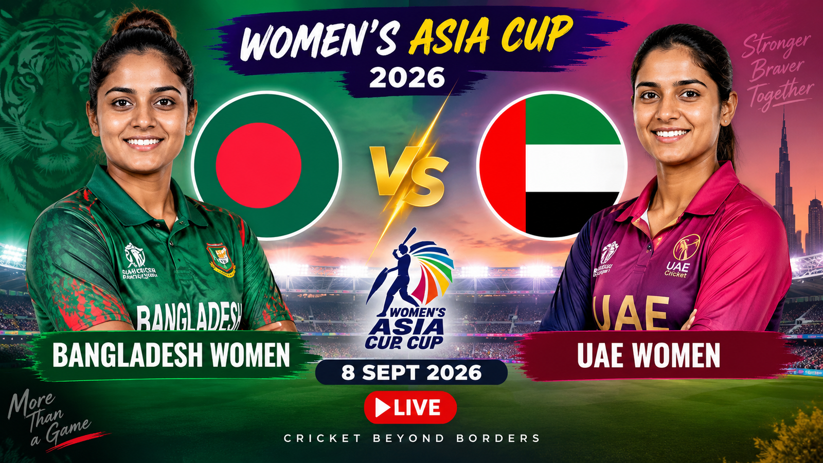 Bangladesh Women vs UAE Women: Match Preview, Date, Time and Match Details