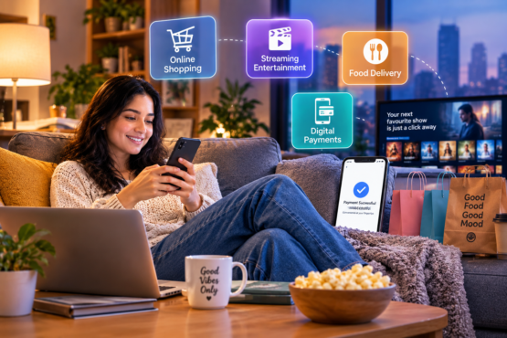 BUSINESS: The Rise of the “Couch Economy” Introduction A new consumer pattern is developing across several markets: people are increasingly shopping, ordering food, streaming entertainment and managing everyday activities from home. Visa Research describes this as the emerging “couch economy.” Digital and in-app payments have grown substantially across the markets studied between 2019 and 2026. 🛋️ 1. Home Is Becoming a Shopping Hub Consumers no longer need to visit physical stores for many everyday purchases. Mobile shopping, delivery platforms and digital payments are making home-based consumption a major part of modern commerce. 📱 2. Entertainment Is Moving Further Online Streaming subscriptions are becoming deeply integrated into household spending. Visa's research found streaming appeared on a larger share of cards than cinema and concert spending across all six markets it examined. 🍔 3. Food Delivery Becomes Everyday Spending Food delivery is increasingly becoming a mainstream service rather than something used only occasionally. Businesses are responding by improving delivery networks, mobile ordering and digital customer experiences. 🏪 4. Physical Stores Are Changing Their Role The growth of online consumption does not simply eliminate physical shops. Instead, businesses are experimenting with combinations of physical stores, online ordering, home delivery, pickup services and digital loyalty programs. 🔮 5. Convenience Is Becoming a Business Strategy The major change is that consumers increasingly value time and convenience. Businesses that can reduce the number of steps between discovering a product and receiving it are adapting their models around this behavior. Conclusion The “couch economy” shows how consumer behavior is changing beyond traditional e-commerce. Shopping, entertainment, food and everyday services are increasingly connected through smartphones and digital payments, creating new opportunities for businesses that can combine convenience, delivery and digital engagement.