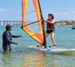 Beginners learning an adventure sport with an instructor in Tamil Nadu