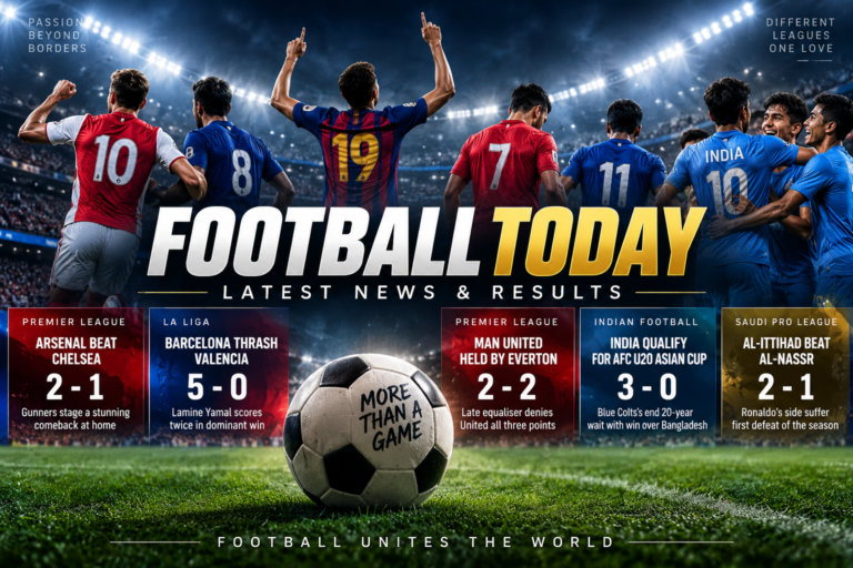 India Qualify for AFC U20 Asian Cup as Arsenal, Barcelona and Manchester United Make Headlines