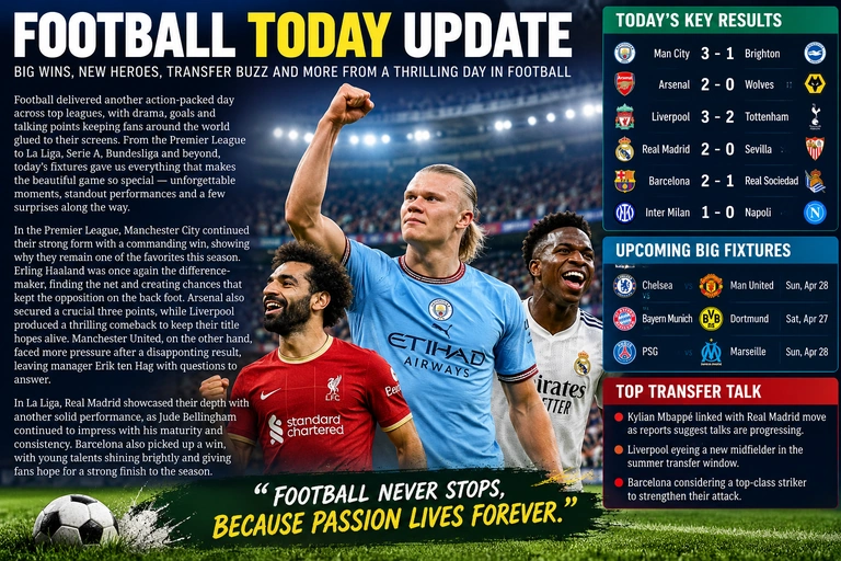 Football Today Update: Nations League Drama and a Packed Day of International Action