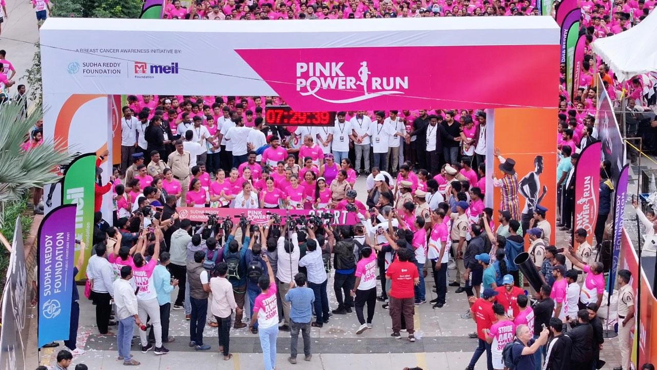 35,000 People Join Hyderabad’s Pink Power Run: Why Preventive Health Is Becoming a Bigger Public Conversation