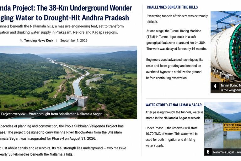 Veligonda Project Opens a New Chapter for Drought-Hit Andhra Pradesh