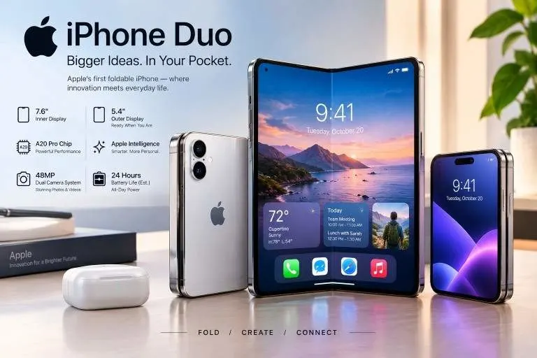 Apple iPhone Duo 2026: How Apple’s First Foldable iPhone Is Changing Smartphones