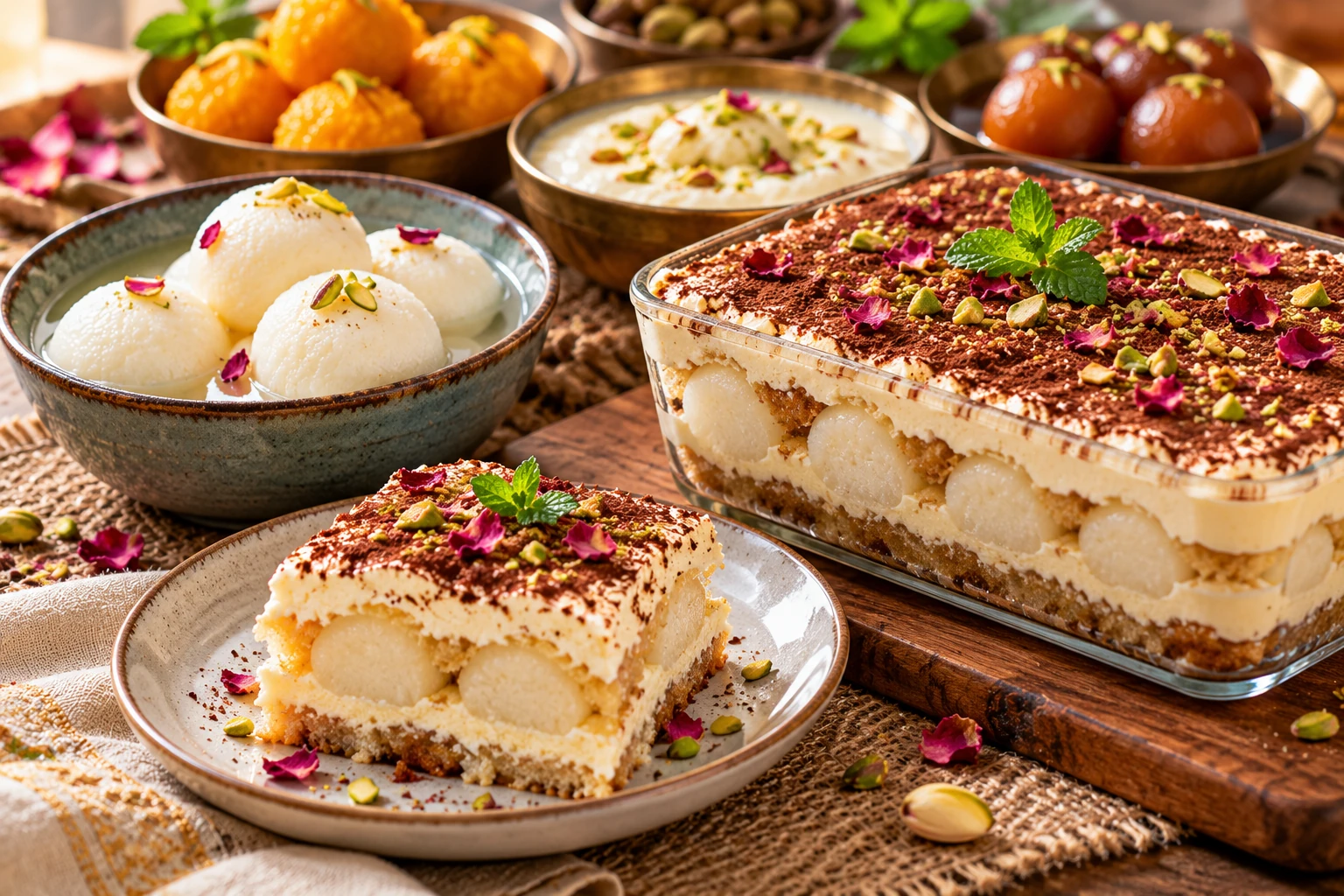 Rasgulla Tiramisu: The Creative Indian Dessert Combining Tradition and Modern Flavours