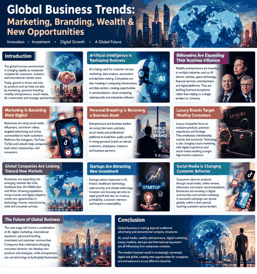 Global Business Trends: Marketing, Branding, Wealth & New Opportunities