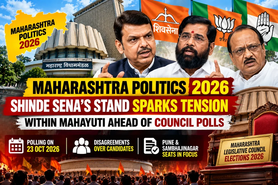 Maharashtra Political News Today: Shinde Sena’s Stand Sparks Tension Within Mahayuti Ahead of Council Polls